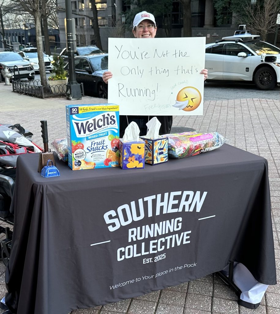 Cheer station for Publix Atlanta Marathon