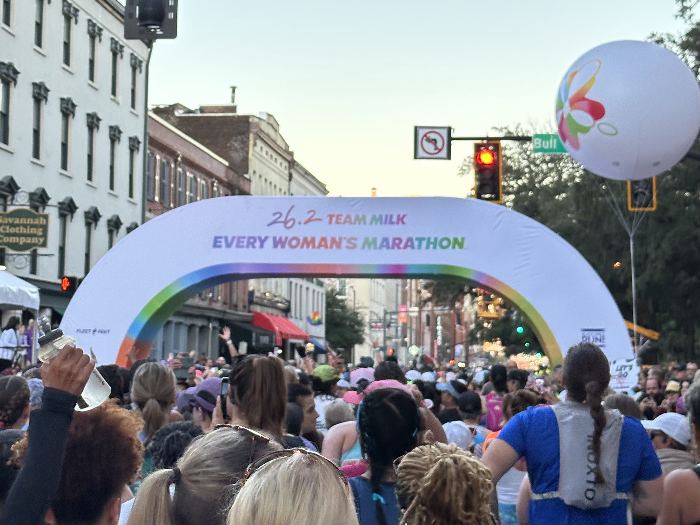 Every Woman's Marathon starting line, Savannah, Georgia 2024